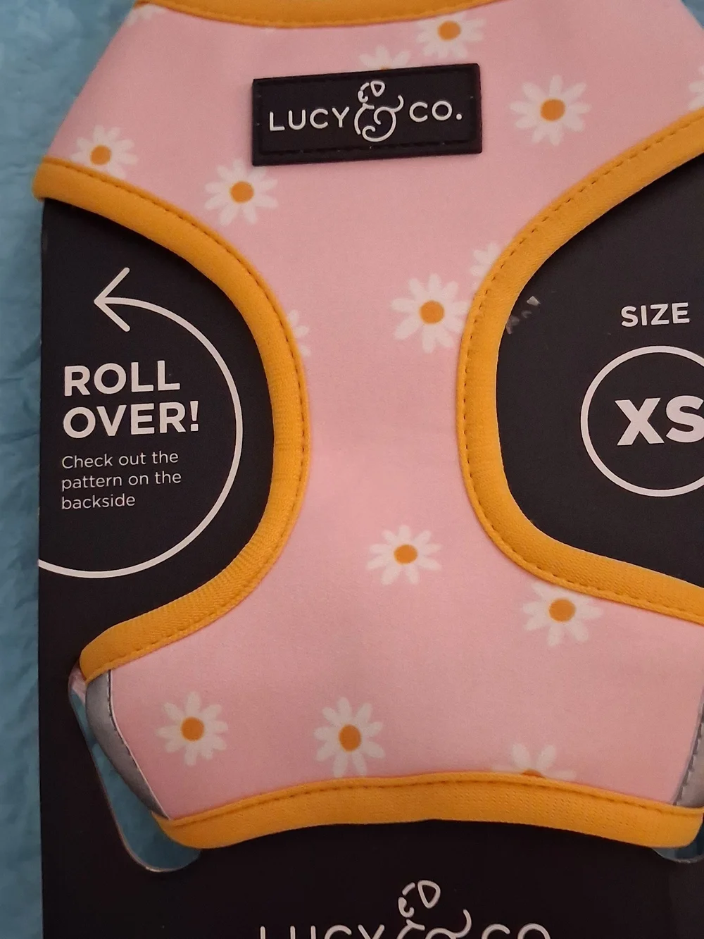 Lucy & Co. Daisy Pink Dog Harness XS